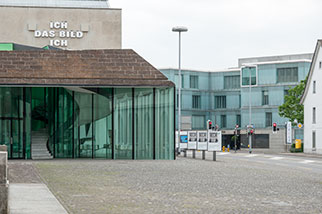 Aargauerplatz, Aarau AG; Schönenwerderstrasse; Aargauer Kunsthaus, Herzog & de Meuron; ICH DAS BILD ICH SEHE, Rémy Zaugg