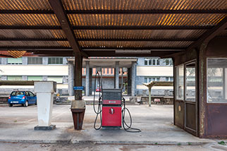 Zona Industriale (Monteforno) #2, Giornico, Bassa Leventina, Ticino; Acciaierie e Laminatoi SA, industrial plant, steel mill, Carlo Basilico