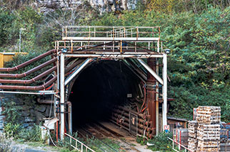 Bypass Tunnel, Bodio, Bassa Leventina, Ticino; Gotthard railway base tunnel, Alptransit, NEAT, NLFA, NFTA, NRLA