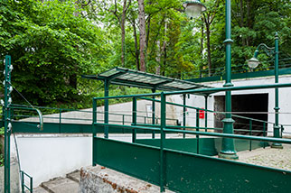 Les Mateirons, Neuvecelle (74, Haute-Savoie); Évian–Neuvecelle funicular railway station, chemin du Nant d’Enfer