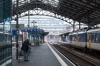railway/train station (train shed), Lausanne gare cff; avenue d’Ouchy, Laverri&egrave;re, Taillens & Dubois