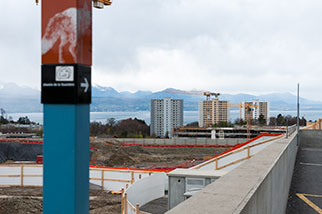 route de la Corniche, Epalinges VD; highrise buildings, avenue de Valmont, Lausanne, Lake Geneva, Chablais savoyard