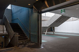 Vennes metro station, Lausanne; P+R Vennes, M2 metro line