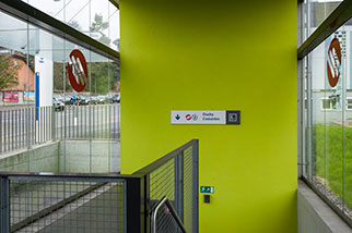 Fourmi metro station #2, Lausanne; route de Berne, M2 metro line