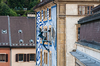 rue Marie-Anne-Calame, Le Locle; former post office/ancienne poste