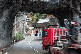 Col France, Villers-le-Lac (25, Doubs), Franche-Comté, France; Morteau, Pontarlier; Col-des-Roches tunnel, tunnel de la vierge