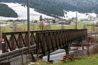 Col-des-Roches railway bridge, Le Locle; chemin des Eroges, rue de France, les Calame (hamlet), Besançon