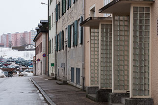 rue de l’Industrie (ex-boulangerie), Le Locle; route de la Combe-Girard, rue de la Jambe-Ducommun