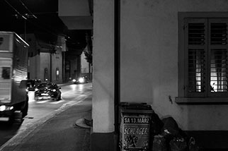 Frohburg #2, Reussbühl, Luzern/Lucerne; Hauptstrasse, Täschmattstrasse, Hösli, night; Littau