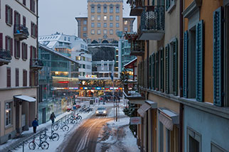 Löwenplatz, Luzern/Lucerne; Weystrasse, Hexenstiege, Bourbaki-Panorama, Werner Kreis, Ulrich Schaad, Peter Schaad, Löwen Center, Zwimpfer + Meyer, Hans Zwimpfer Partner, SUVA main building, Werner Pfister, Otto Pfister; Stasi