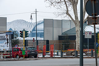 via Severino Boezio, Milano/Milan; CityLife construction site, Milan Convention Center, Mario Bellini, piazza VI Febbraio.