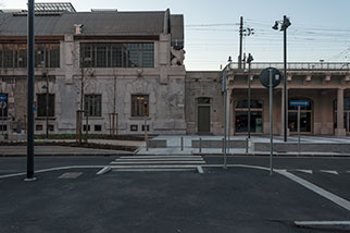 piazza Edmond Jacob Safra, Milano/Milan; via Ferrante Aporti, Milano Centrale railway/train station, Shoah Memorial (Track 21), via Pierluigi Giovanni da Palestrina