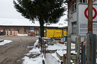 Gösgerstrasse, Olten SO; former SBB-Hauptwerkstätte Olten, STOP RISK