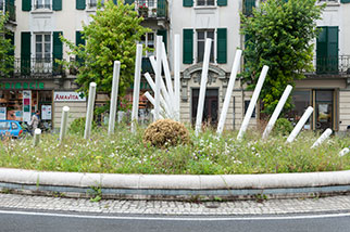 place de la Gare, Renens VD; roundabout rond-point kreisel, art, avenue d’Epenex, Chavannes-près-Renens