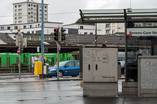 gare nord, Renens VD; bus stop, rue de Crissier, rue du Terminus, Chavannes-près-Renens, Ecublens
