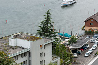 Lopperstrasse, Stansstad, Nidwalden; hotel, Seehotel Acheregg, Alpnachersee, MS Weggis