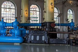 Coulouvrenière, Genève/Geneva; the machine, installation art, Escher Wyss; usine