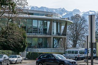 route de Lavaux, Corseaux VD; Nestlé WellNes Centre, Jacques Richter, Ignacio Dahl Rocha, Chablais alps; Vevey-Corseaux plage, Riviera vaudoise, Vaud Riviera